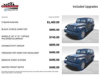 2017 Jeep Wrangler Unlimited Sahara 4x4