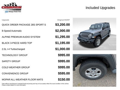 2018 Jeep Wrangler Unlimited Sport S 4x4