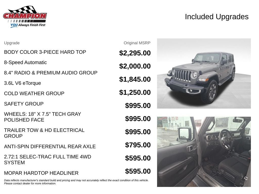 2020 Jeep Wrangler Unlimited Sahara 4x4