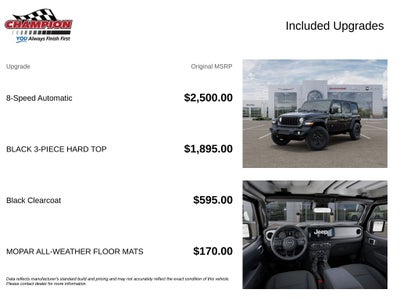 2026 Jeep Wrangler WRANGLER 4-DOOR SPORT