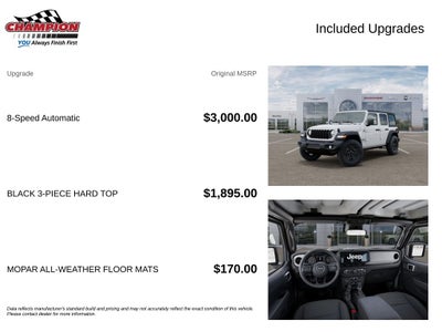 2026 Jeep Wrangler WRANGLER 4-DOOR SPORT