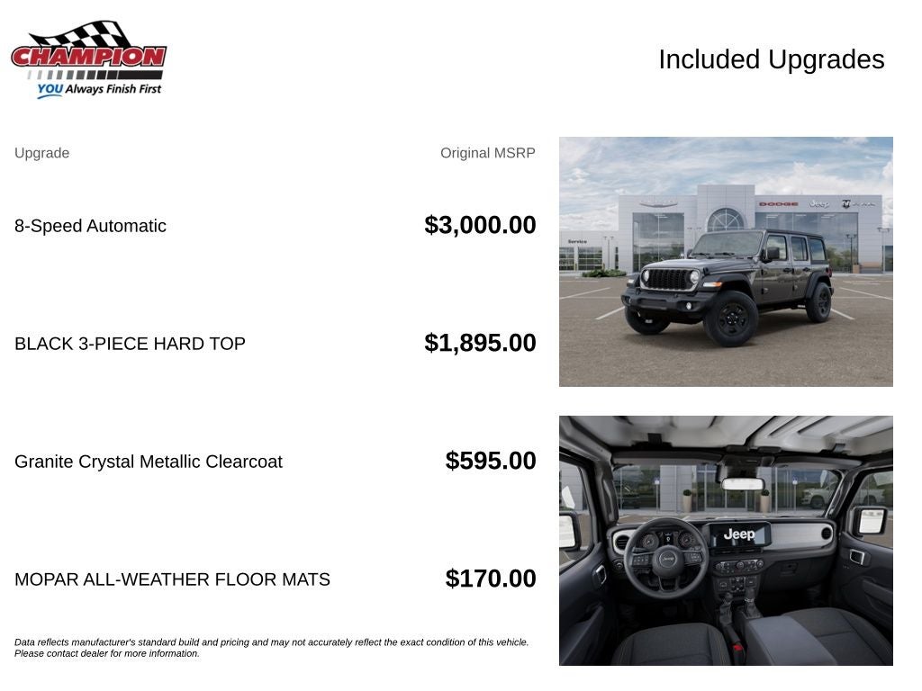2026 Jeep Wrangler WRANGLER 4-DOOR SPORT