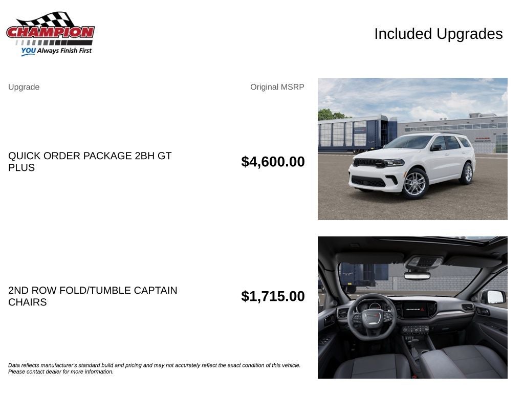 2026 Dodge Durango DURANGO GT PLUS AWD
