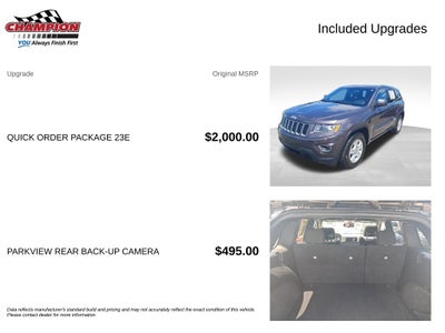 2016 Jeep Grand Cherokee Laredo