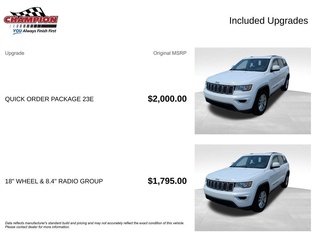 2017 Jeep Grand Cherokee Laredo