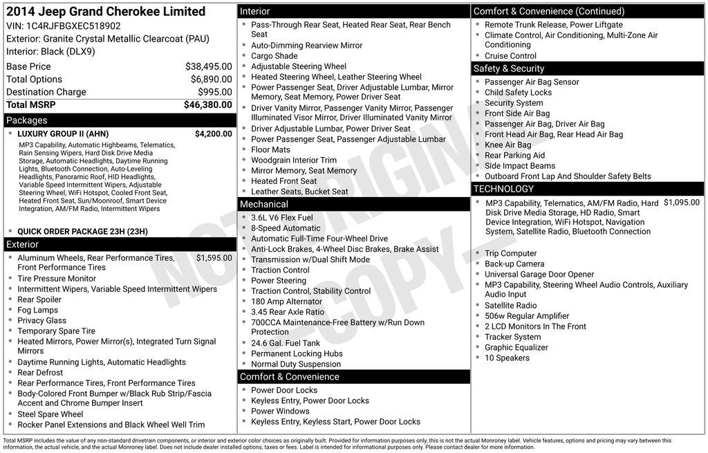 2014 Jeep Grand Cherokee Limited