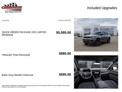 2026 Jeep Grand Cherokee GRAND CHEROKEE LIMITED RESERVE 4X4