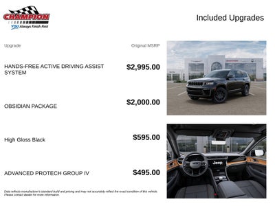 2027 Jeep Grand Cherokee GRAND CHEROKEE L SUMMIT 4X4