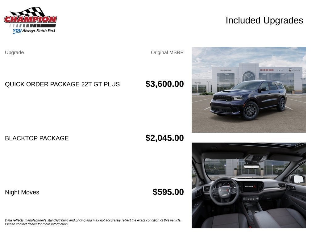 2027 Dodge Durango DURANGO GT HEMI V8 PLUS AWD