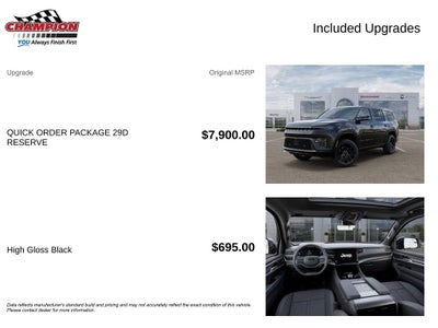 2026 Jeep Grand Wagoneer GRAND WAGONEER LIMITED RESERVE 4X4