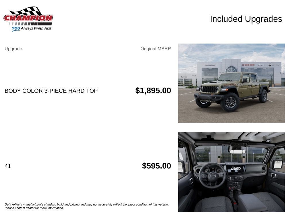 2026 Jeep Gladiator GLADIATOR MOJAVE 4X4