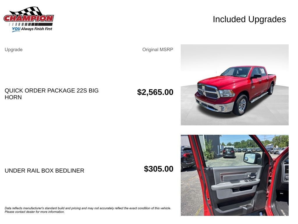 2016 RAM 1500 Big Horn