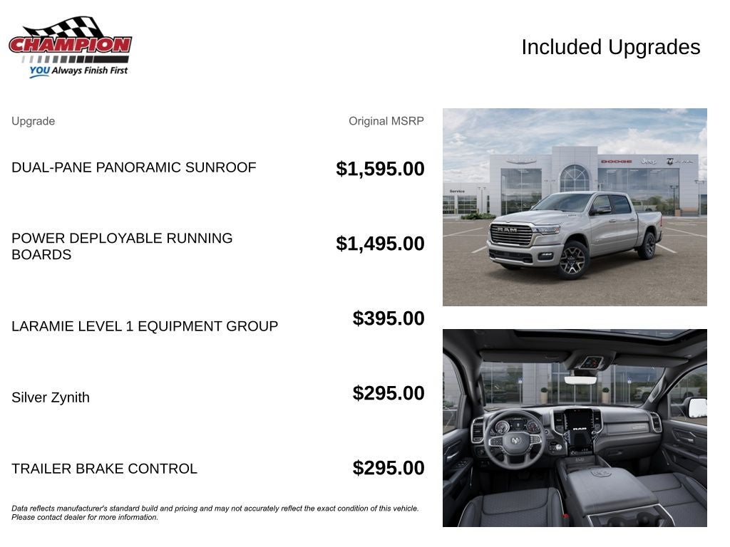 2026 RAM Ram 1500 RAM 1500 LARAMIE CREW CAB 4X4 5'7' BOX