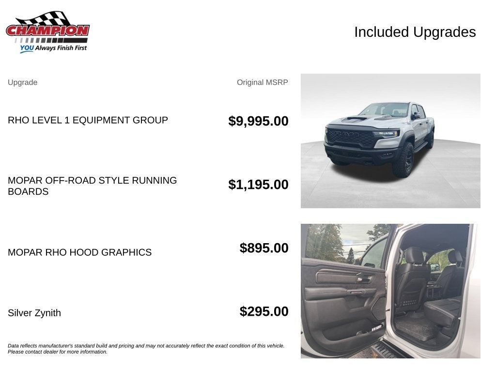 2026 RAM 1500 RHO