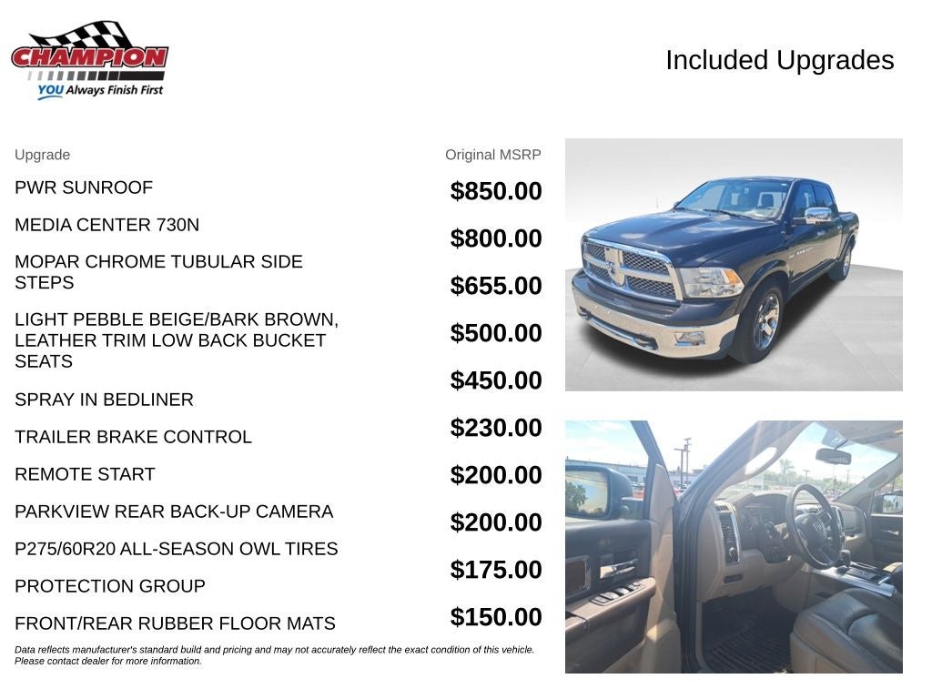 2011 RAM Ram 1500 Laramie