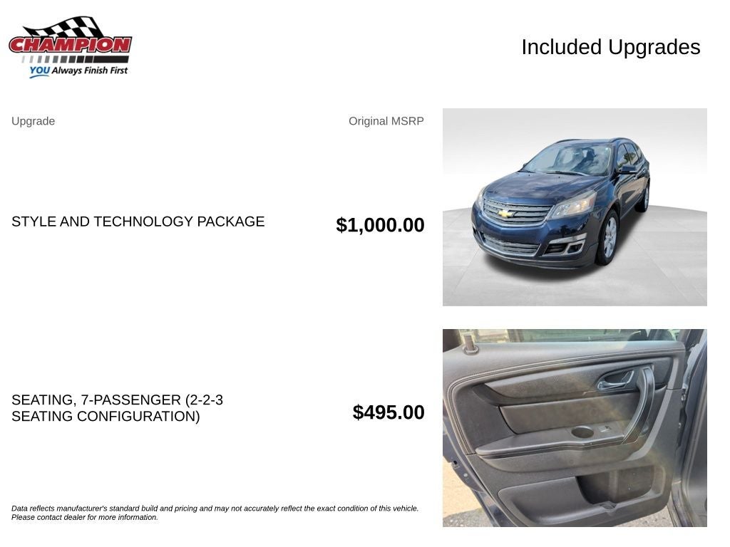 2016 Chevrolet Traverse 1LT