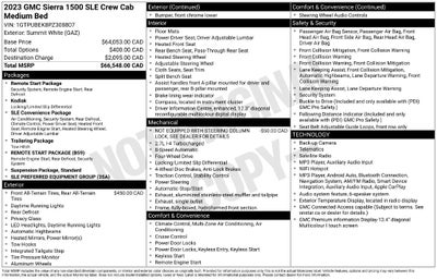 2023 GMC Sierra 1500 SLE