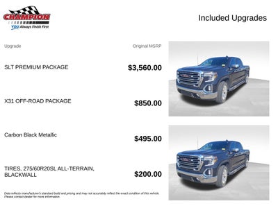 2020 GMC Sierra 1500 4WD Crew Cab Short Box SLT