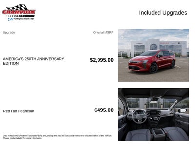 2027 Chrysler Pacifica PACIFICA SELECT AWD