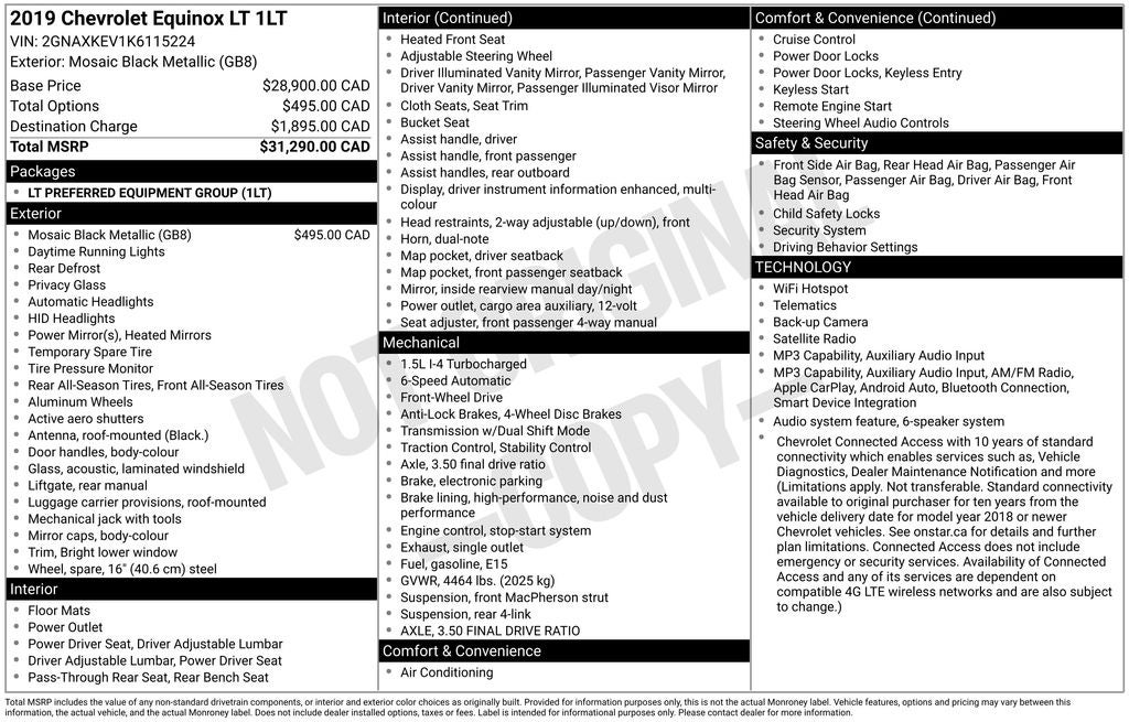 2019 Chevrolet Equinox LT