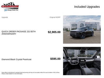 2026 Jeep Cherokee CHEROKEE 85TH ANNIVERSARY EDITION 4X4