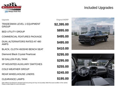 2026 RAM Ram 3500 RAM 3500 TRADESMAN CREW CAB 4X4 8' BOX