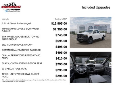 2026 RAM 2500 RAM 2500 TRADESMAN CREW CAB 4X4 8' BOX