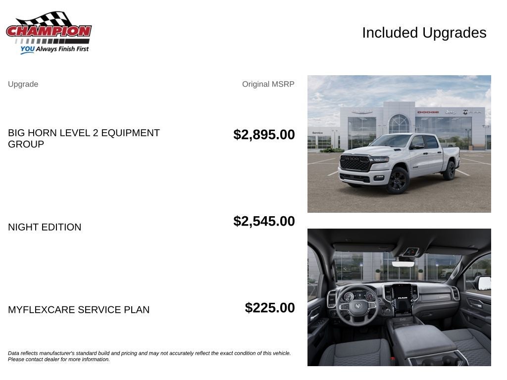2026 RAM 1500 RAM 1500 BIG HORN CREW CAB 4X4 5'7' BOX