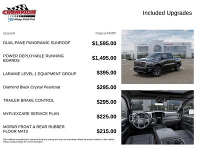 2026 RAM Ram 1500 RAM 1500 LARAMIE CREW CAB 4X4 5'7' BOX