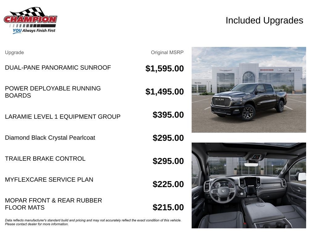 2026 RAM Ram 1500 RAM 1500 LARAMIE CREW CAB 4X4 5'7' BOX