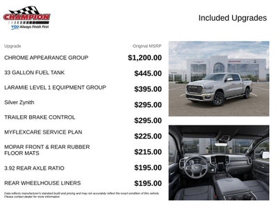 2026 RAM Ram 1500 RAM 1500 LARAMIE CREW CAB 4X4 5'7' BOX