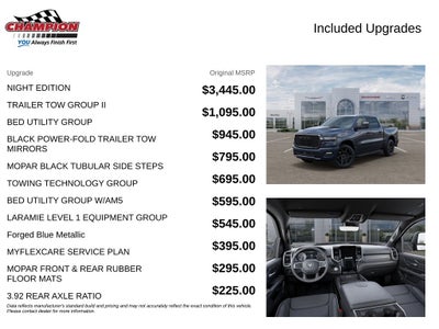 2026 RAM Ram 1500 RAM 1500 LARAMIE CREW CAB 4X4 5'7' BOX