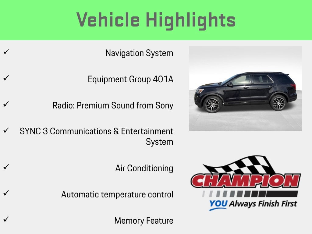 2019 Ford Explorer Sport