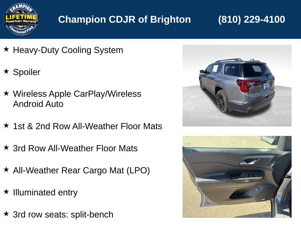 2022 GMC Acadia SLE