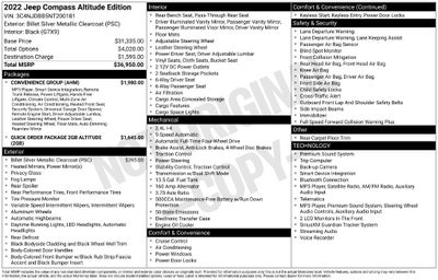 2022 Jeep Compass Altitude 4x4
