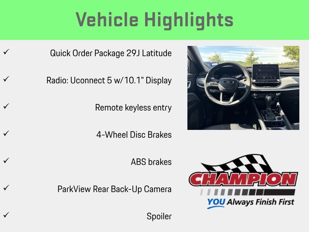 2024 Jeep Compass Latitude 4x4