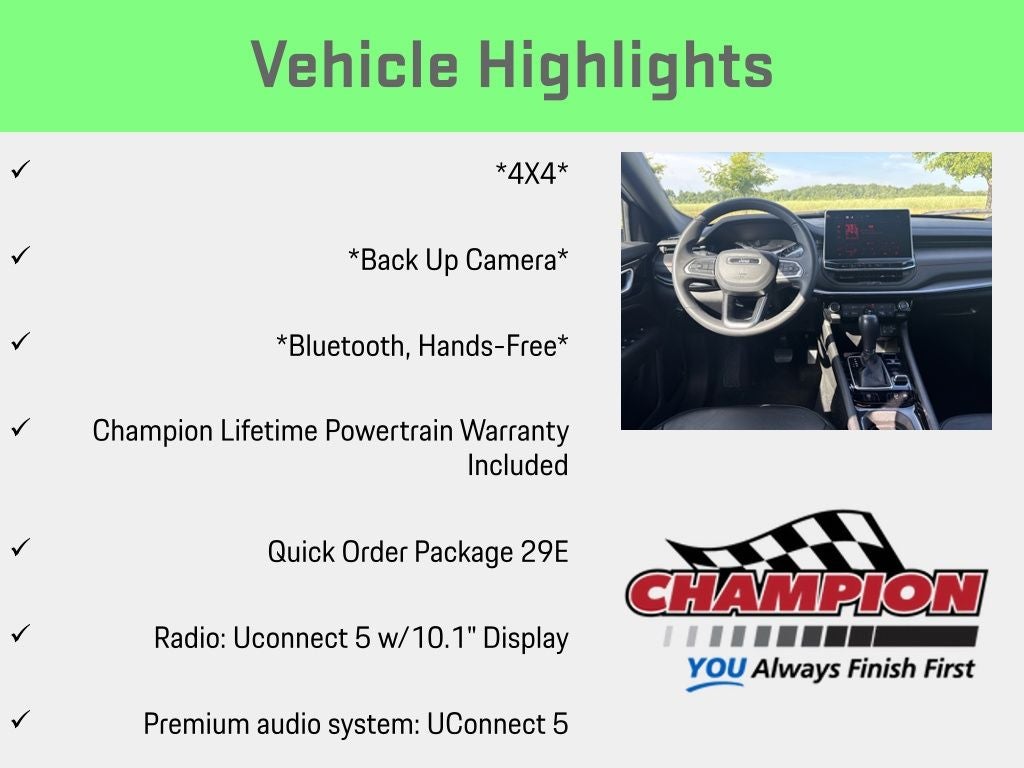 2025 Jeep Compass Trailhawk 4x4