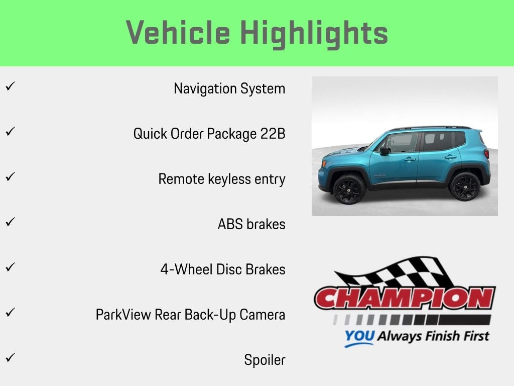 2022 Jeep Renegade Latitude 4x4