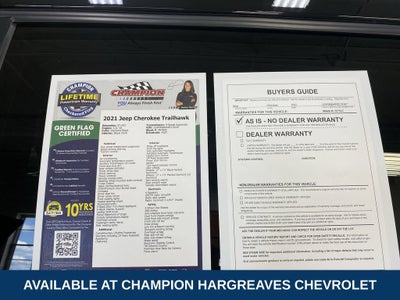 2021 Jeep Cherokee Trailhawk 4x4