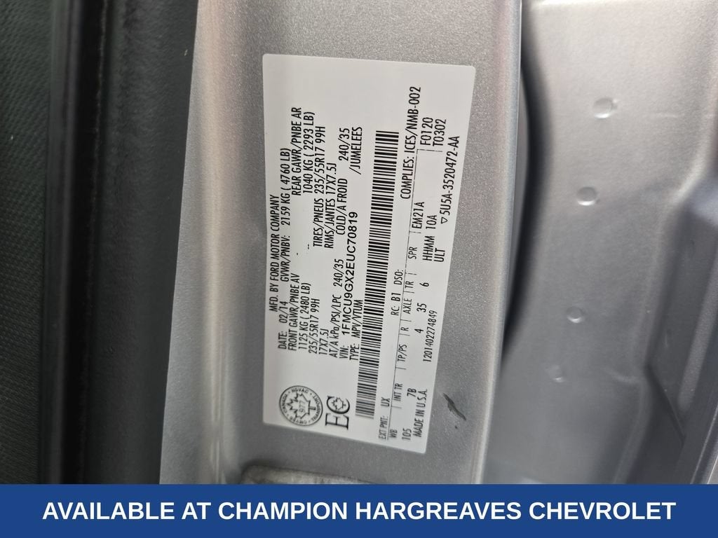 2014 Ford Escape SE