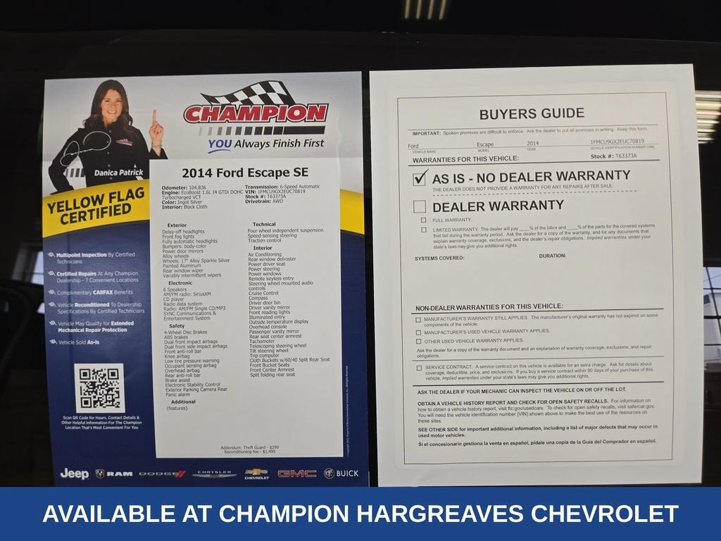 2014 Ford Escape SE