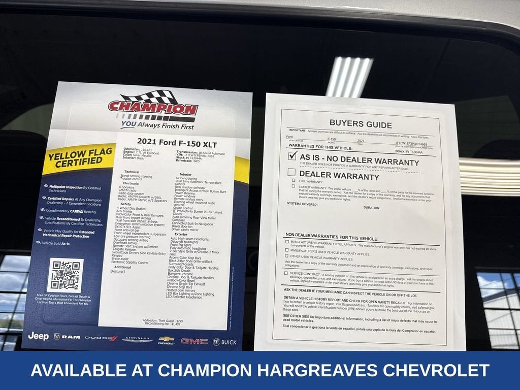 2021 Ford F-150 XL