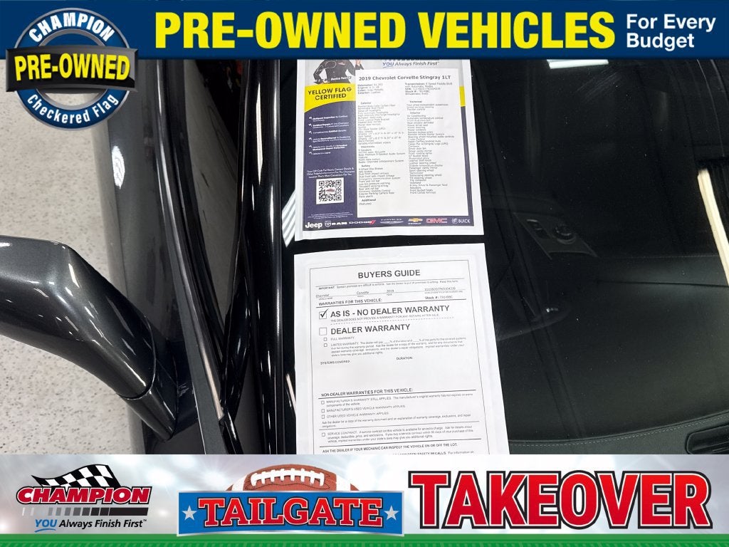 2019 Chevrolet Corvette Stingray 1LT