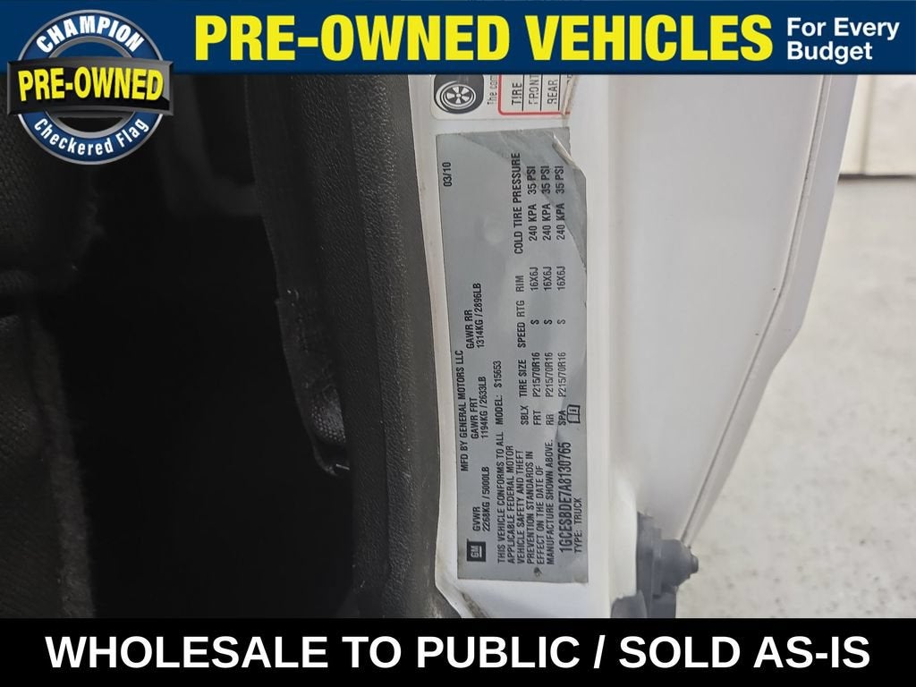 2010 Chevrolet Colorado Work Truck