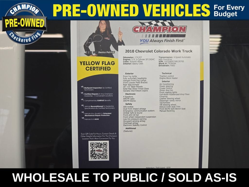 2010 Chevrolet Colorado Work Truck