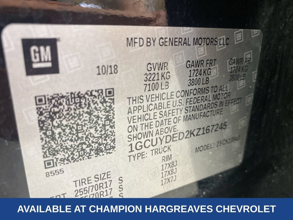 2019 Chevrolet Silverado 1500 LT