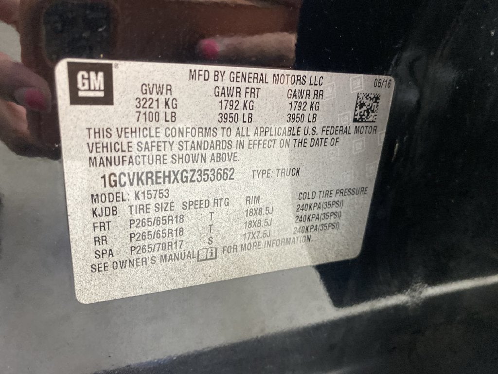 2016 Chevrolet Silverado 1500 LT
