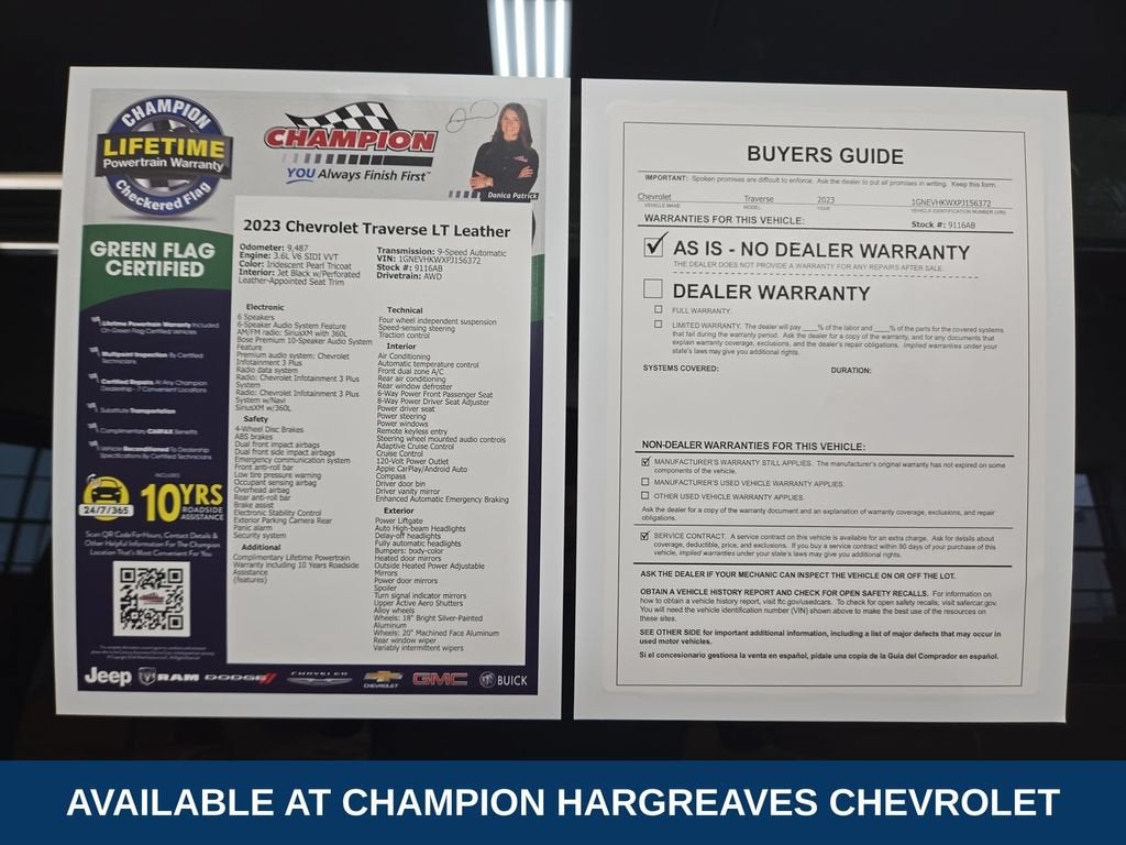 2023 Chevrolet Traverse LT Leather