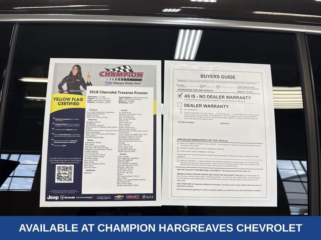 2018 Chevrolet Traverse Premier