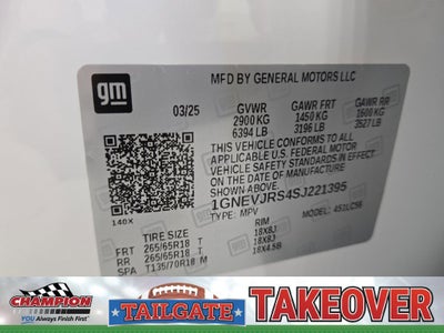 2025 Chevrolet Traverse Z71